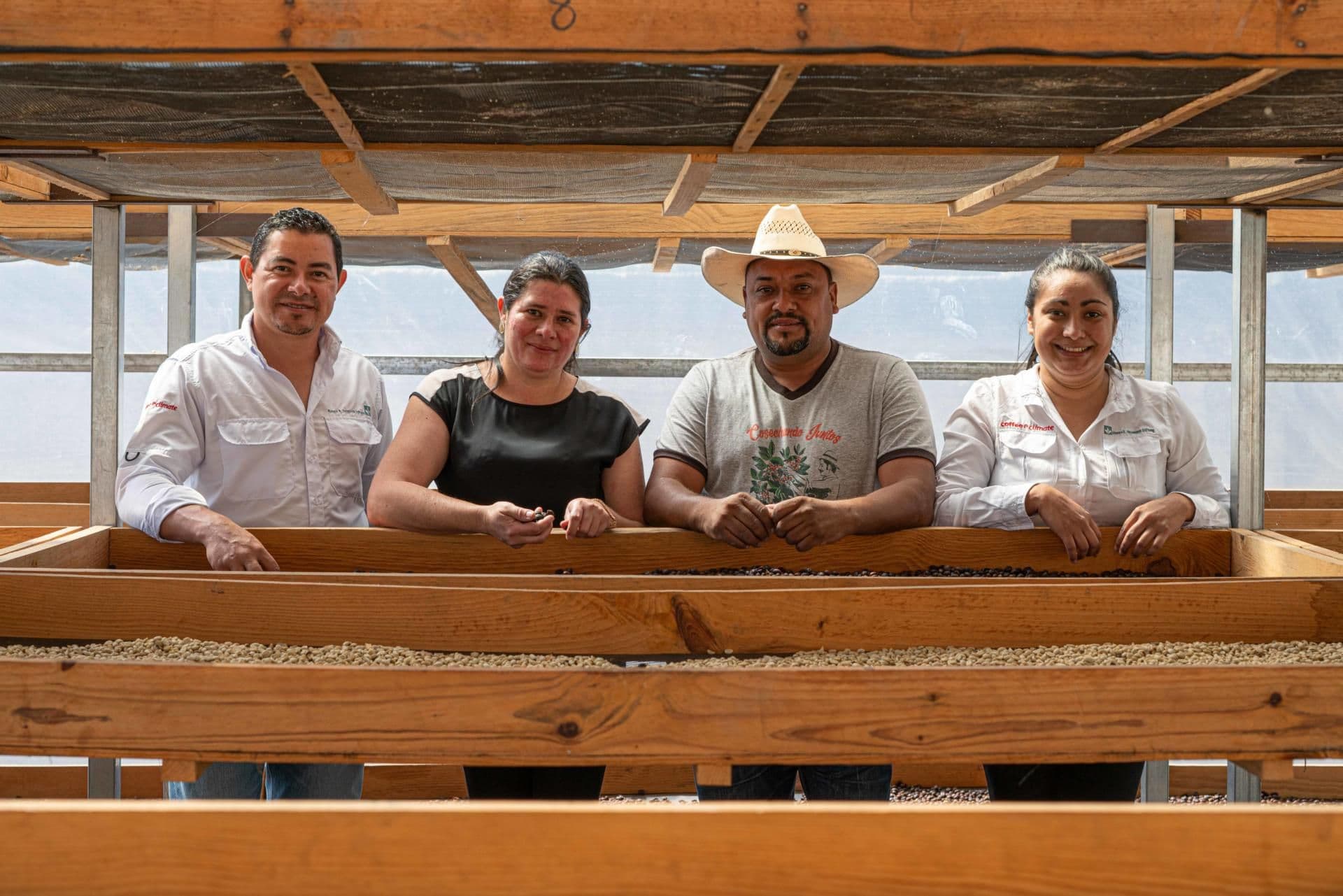 María, Hector, and two agronomists from HRNS whith whom they have closely worked with María, Hector, and two agronomists from HRNS whith whom they have closely worked with