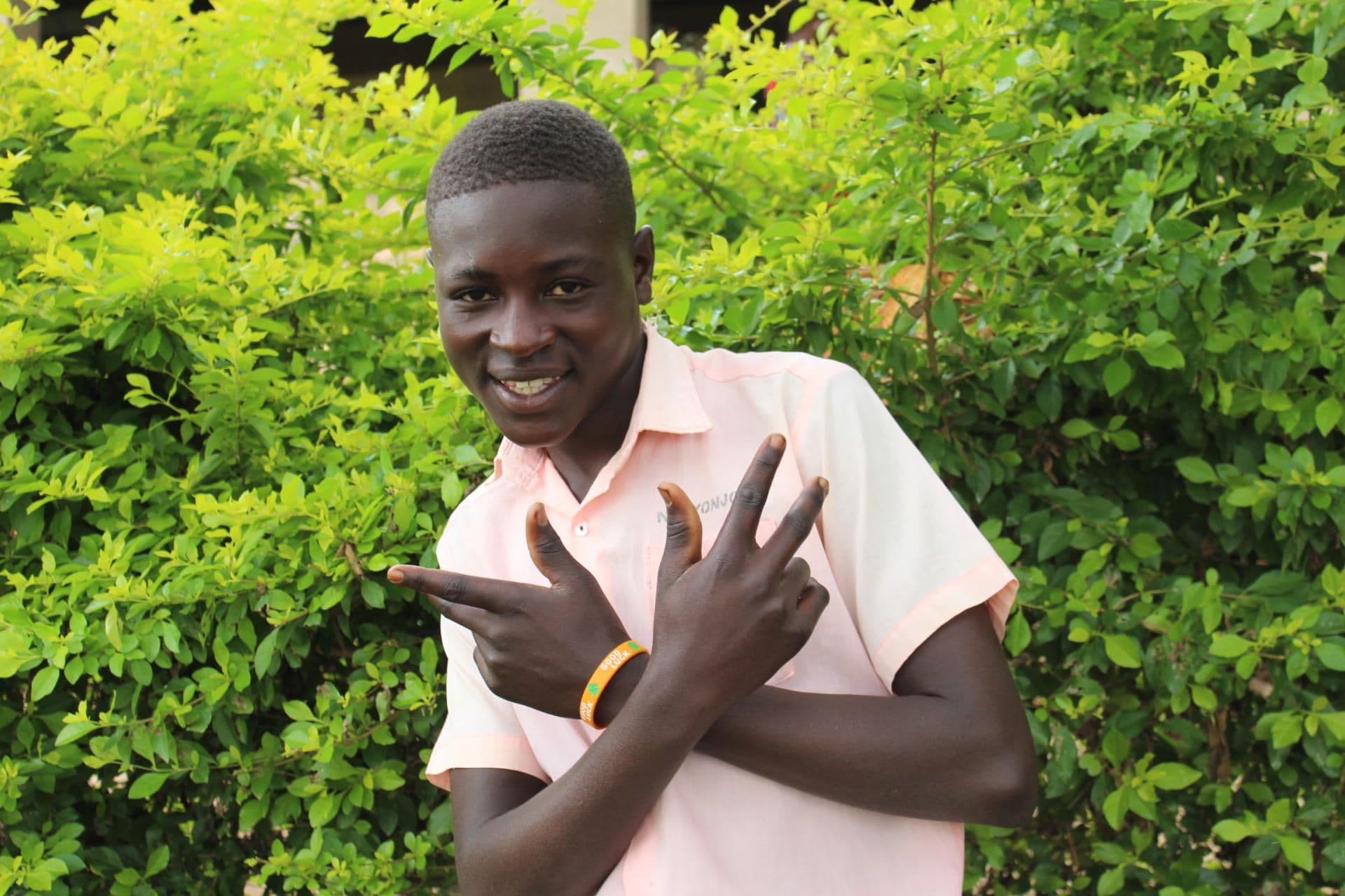 Johnson strikes a pose at one of KYDP’s certificate giving ceremonies Johnson strikes a pose at one of KYDP’s certificate giving ceremonies